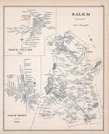 Salem, Salem Village, Salem Depot, New Hampshire State Atlas 1892 Uncolored